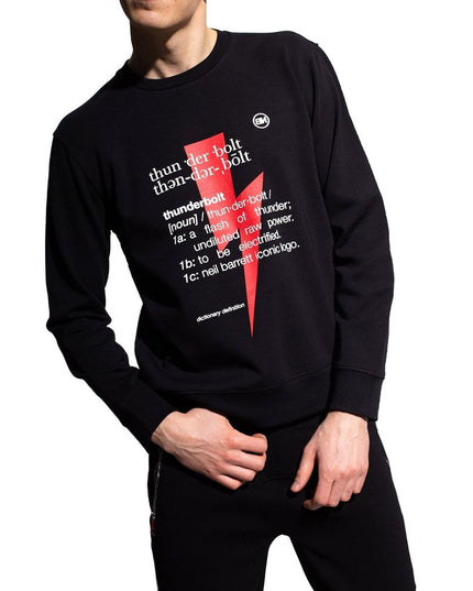 Neil Barrett Black Cotton Sweatshirt