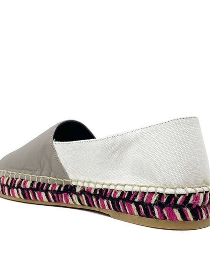 Off-White Beige Calfskin Espadrilles