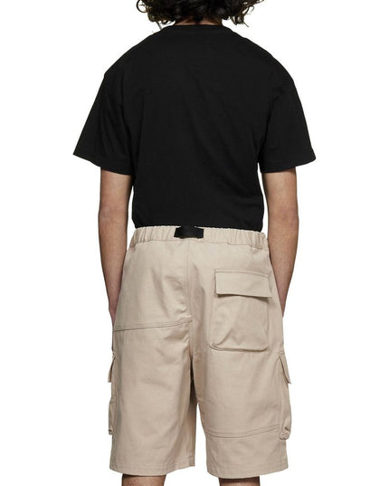 Ambush Beige Cotton Bermuda Shorts