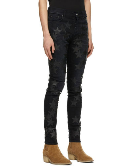 Amiri Gray Cotton Skinny Jeans
