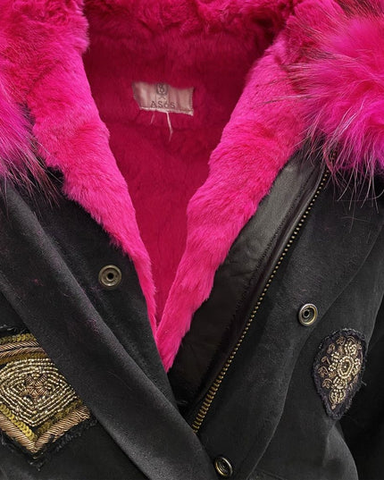 AS65 Black Cotton Parka