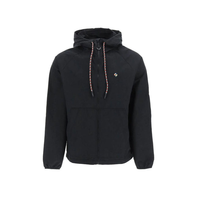Marcelo Burlon Black Polyamide Shell Jacket