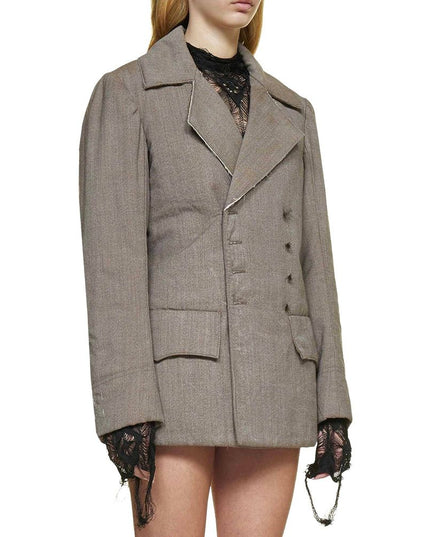 Maison Margiela Brown Wool Blazer