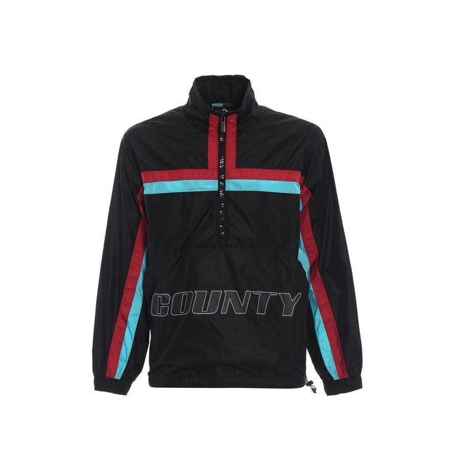 Marcelo Burlon Black Polyamide Shell Jacket