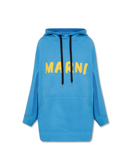 Marni Blue Cotton Sweatshirt