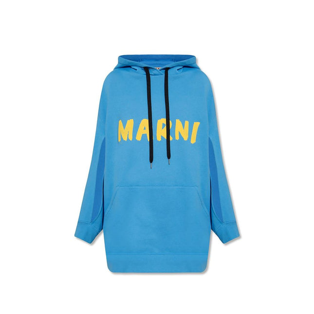 Marni Blue Cotton Sweatshirt