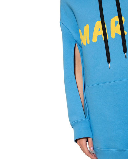 Marni Blue Cotton Sweatshirt