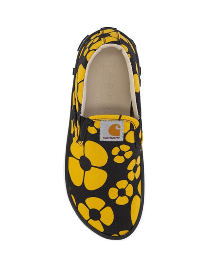 Marni Black Cotton Low Top Sneakers