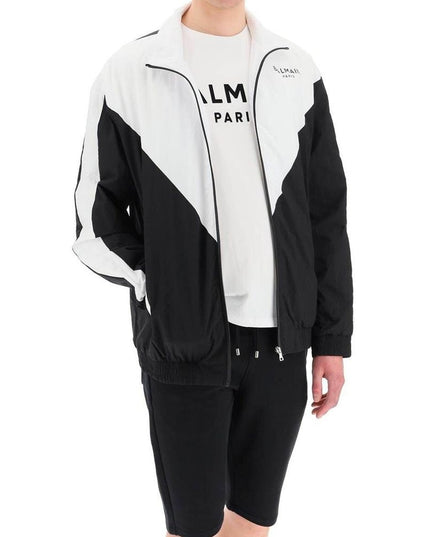 Balmain Black Polyamide Shell Jacket