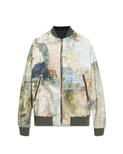 Balmain Black Cotton Bomber