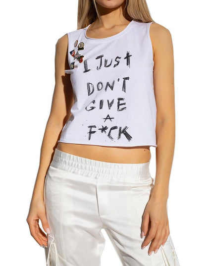 Balmain White Cotton T-Shirt