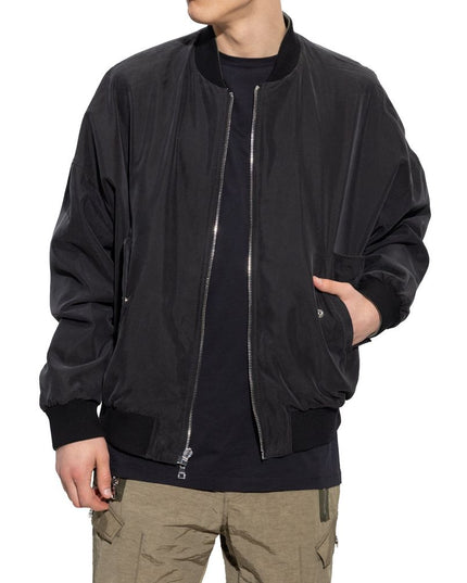 Balmain Black Cotton Bomber