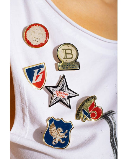 Balmain White Cotton T-Shirt