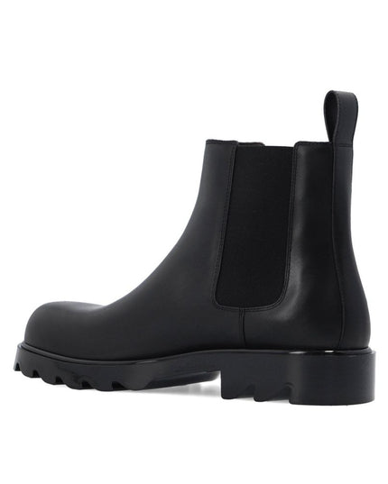Bottega Veneta Black Calfskin Chelsea Boots