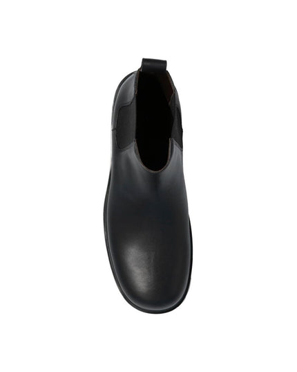 Bottega Veneta Black Calfskin Chelsea Boots