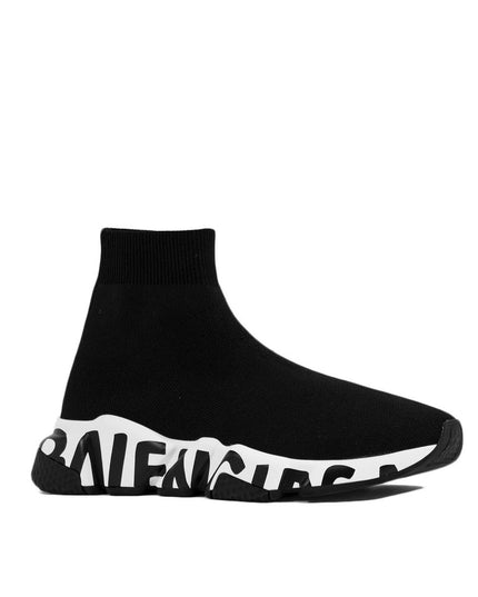 Balenciaga Black Fabric Athletic Sneakers