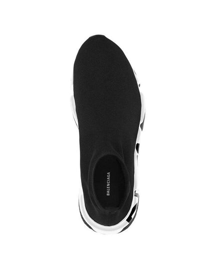 Balenciaga Black Fabric Athletic Sneakers