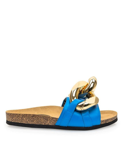 Jw Anderson Blue Calfskin Slippers