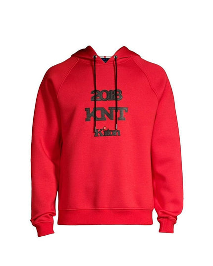 KNT KITON Red Elastane Sweatshirt