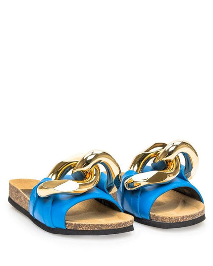 Jw Anderson Blue Calfskin Slippers