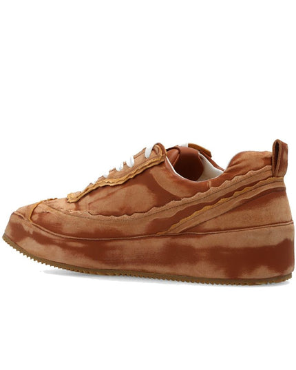 Loewe Brown Calfskin Platform Sneakers