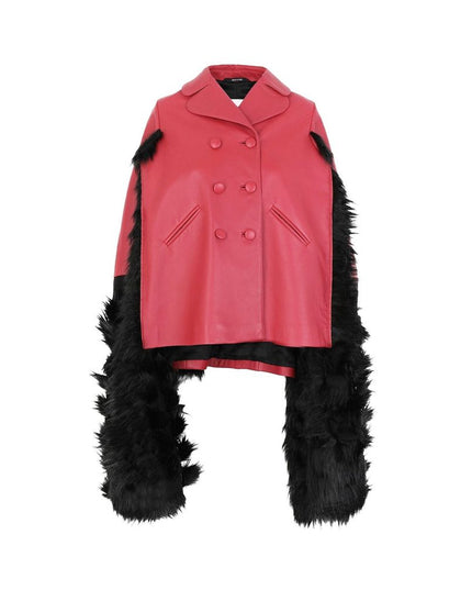 Maison Margiela Red Leather Cloacks
