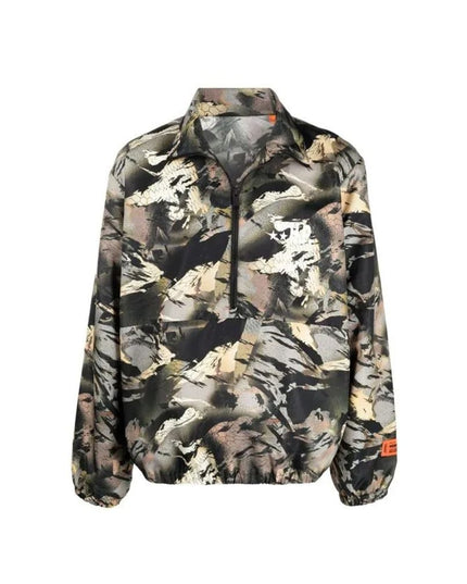 Heron Preston Green Polyamide Shell Jacket