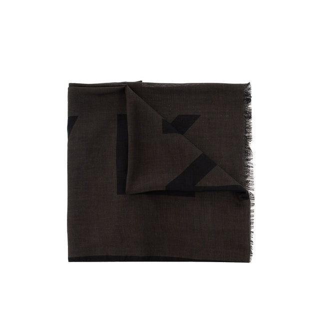 Givenchy Gray Cashmere Scarf