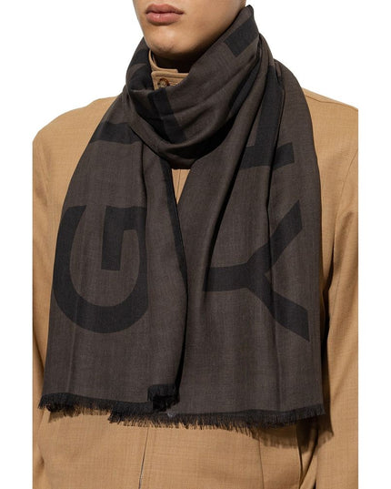 Givenchy Gray Cashmere Scarf