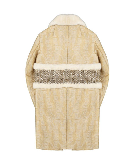 Dsquared² Beige Polyamide Coat