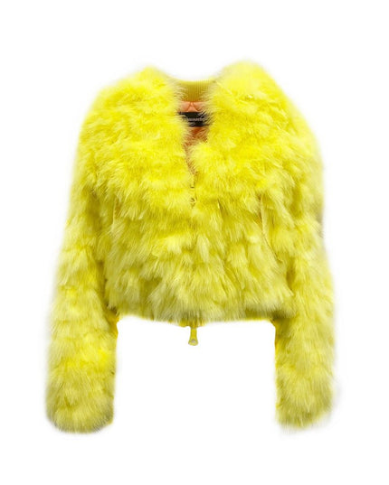 Dsquared² Yellow Feather Bomber
