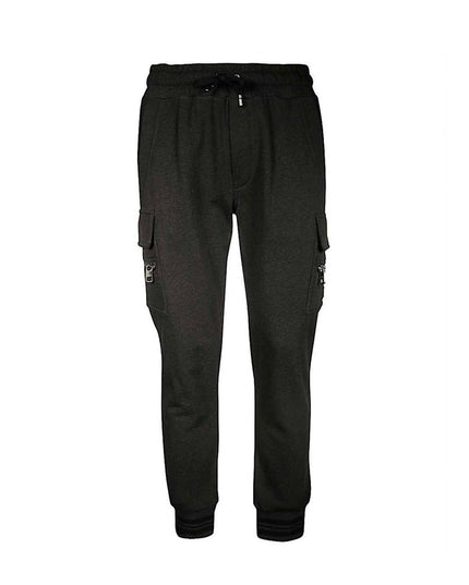 Dolce & Gabbana Gray Cotton Cargo Pants