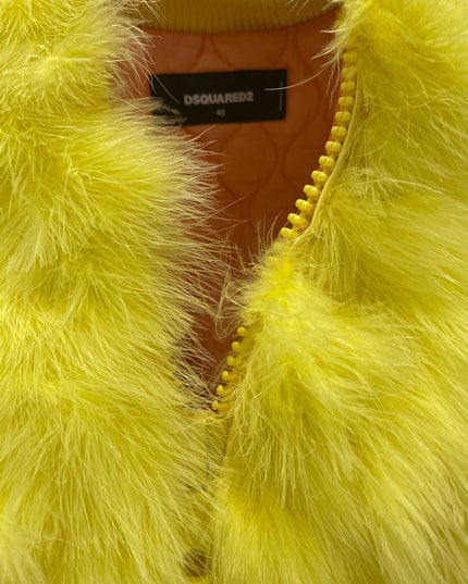 Dsquared² Yellow Feather Bomber