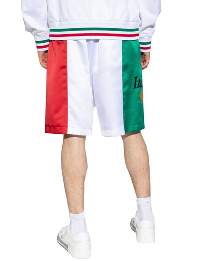 Dolce & Gabbana White Polyester Shorts