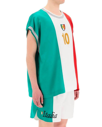 Dolce & Gabbana White Polyester T-Shirt