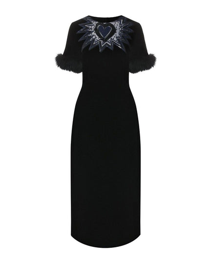 Fendi Black Viscose Casual Dress