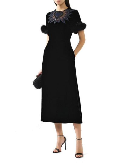 Fendi Black Viscose Casual Dress
