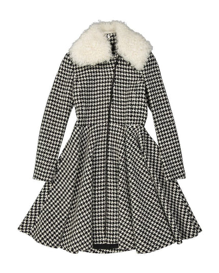 Giambattista Valli Black Virgin Wool Coat