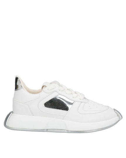 Giuseppe Zanotti White Calfskin Chunky Sneakers