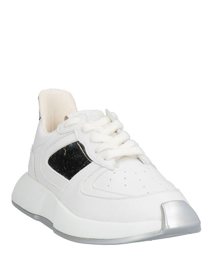 Giuseppe Zanotti White Calfskin Chunky Sneakers