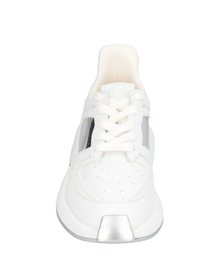 Giuseppe Zanotti White Calfskin Chunky Sneakers