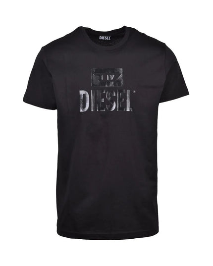 Diesel Black Cotton T-Shirt
