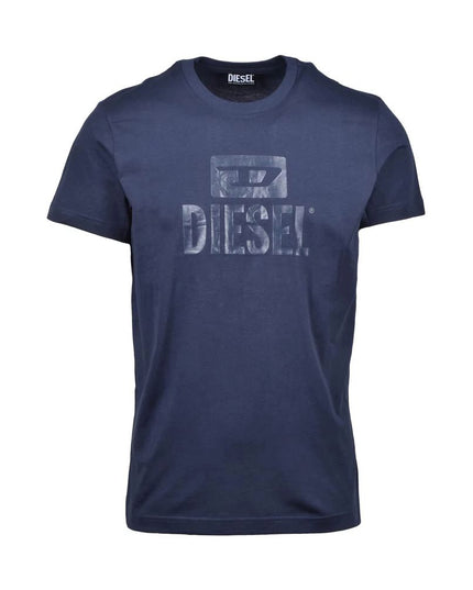 Diesel Blue Cotton T-Shirt