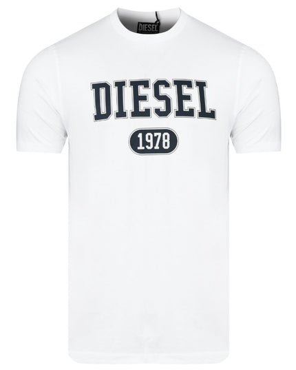 Diesel White Cotton T-Shirt