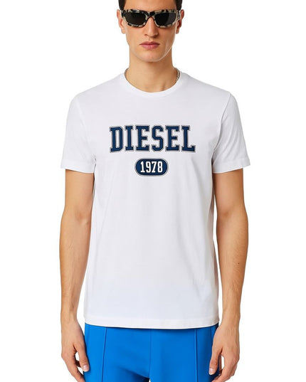 Diesel White Cotton T-Shirt