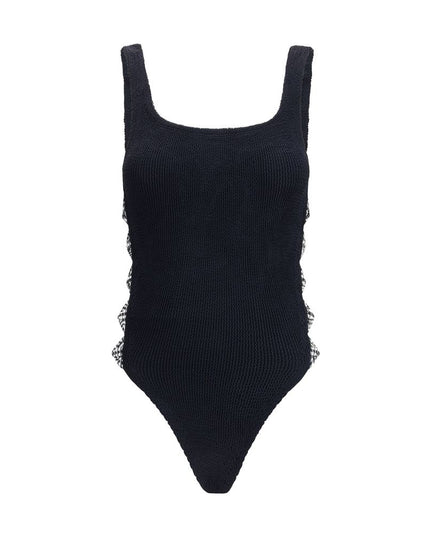 Hunza G Black Polyamide One-Piece Swimsuit