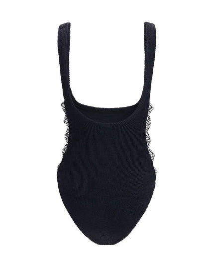 Hunza G Black Polyamide One-Piece Swimsuit