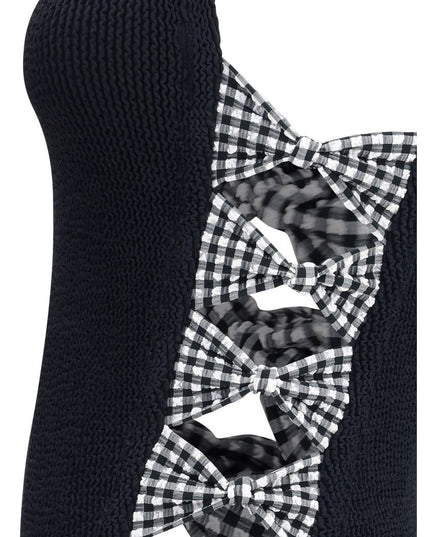 Hunza G Black Polyamide One-Piece Swimsuit