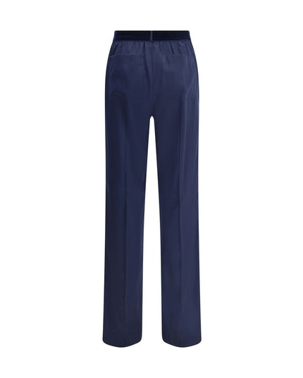 Tom Ford Blue Elastane Casual Pants