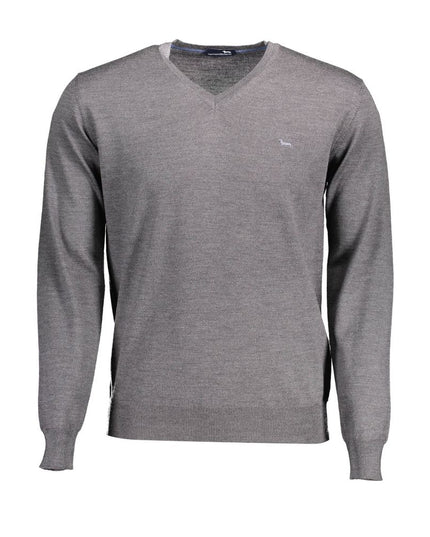 Harmont & Blaine Gray Wool Sweater